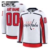 Washington Capitals Fanatics Premium Custom 2024-25 Auswärts Weiss Trikot - Kinder
